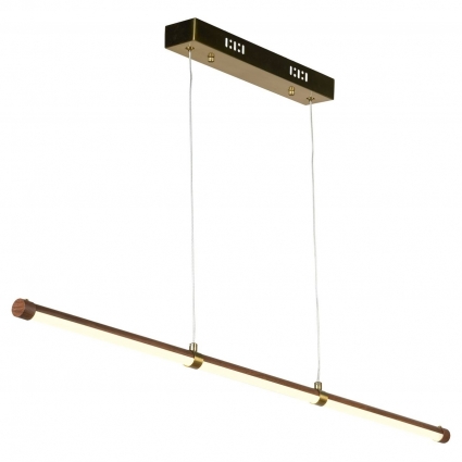 Подвесной светодиодный светильник Lussole Loft Aberdeen LSP-8219 цвет коричневый, мощность 16 Вт