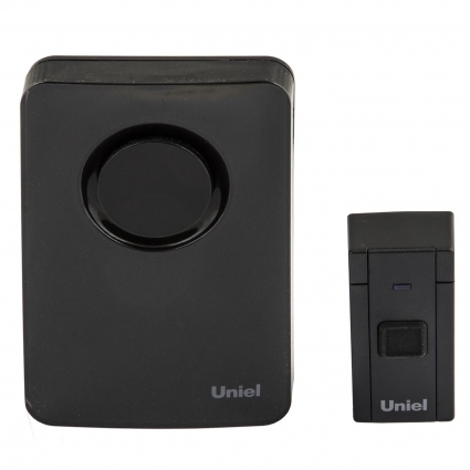 Звонок электронный (UL-00006437) Uniel UDB-092W-R1T1-36S-BL цвет черный